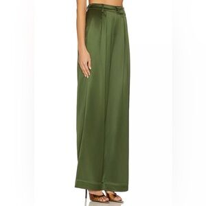 Cami NYC Olive Green Wide-Leg Trousers